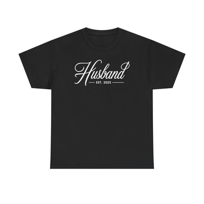 Couples Gifts For Husband And Wife Matching Husband Est 2025 Just Married Honeymoon Wedding T-Shirt