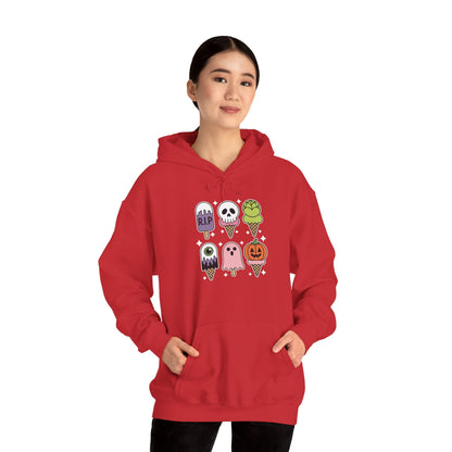 Horror Movie Summer Popsicle Halloween Ice Cream Summer-ween Hoodie for Men Women