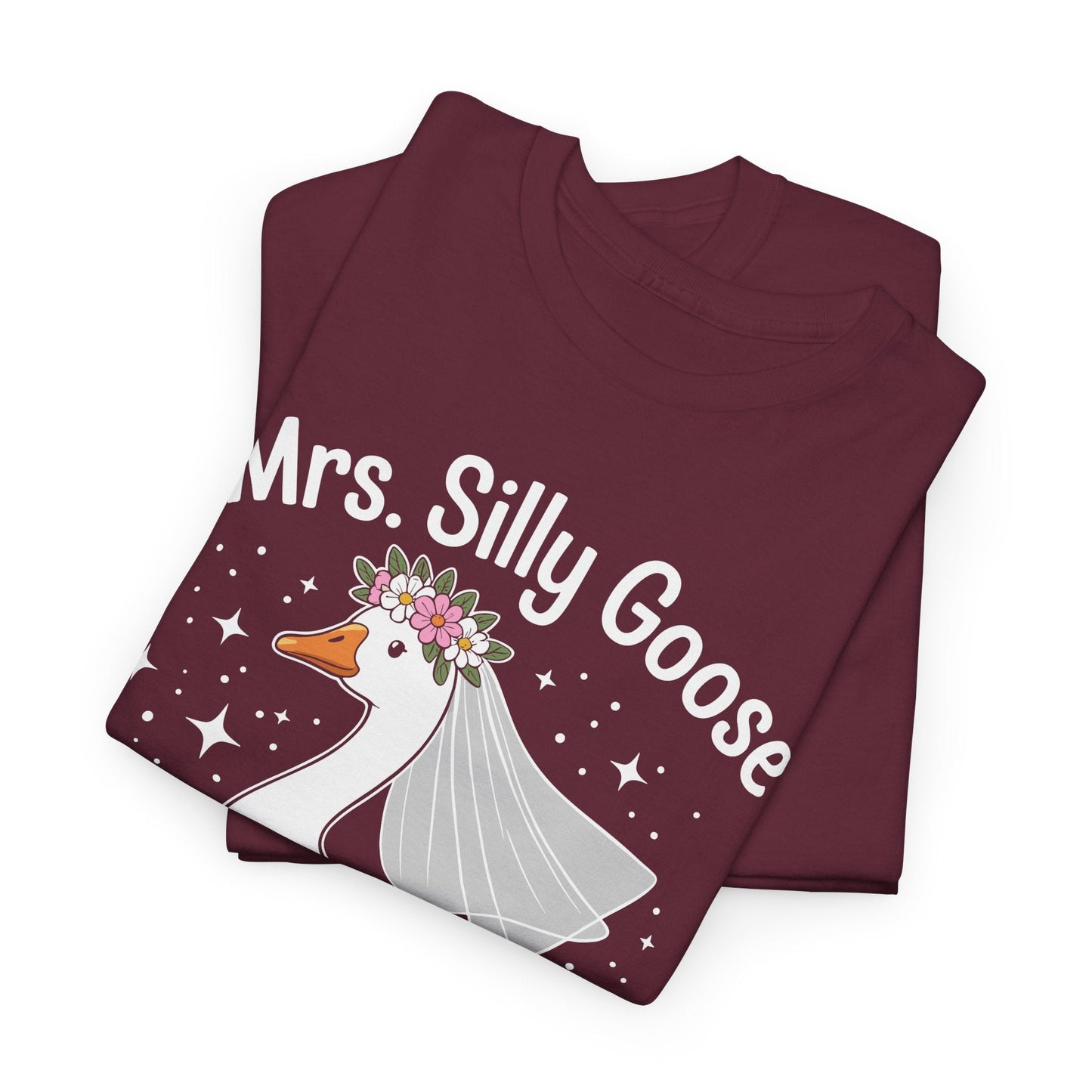 Mrs. Silly Goose Couple Matching Wedding Funny Bride to Be T-Shirt