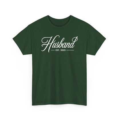 Couples Gifts For Husband And Wife Matching Husband Est 2025 Just Married Honeymoon Wedding T-Shirt