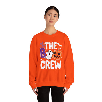 Halloween The Boo Crew Cute Ghost Spooky Family Matching Sweatshirt