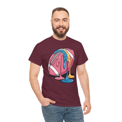 Football Drip For Lineman WR QB RB Ice Cream Sprinkles T-Shirt