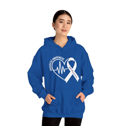 Overdose Awareness Month Heart Purple Ribbon Support Hoodie