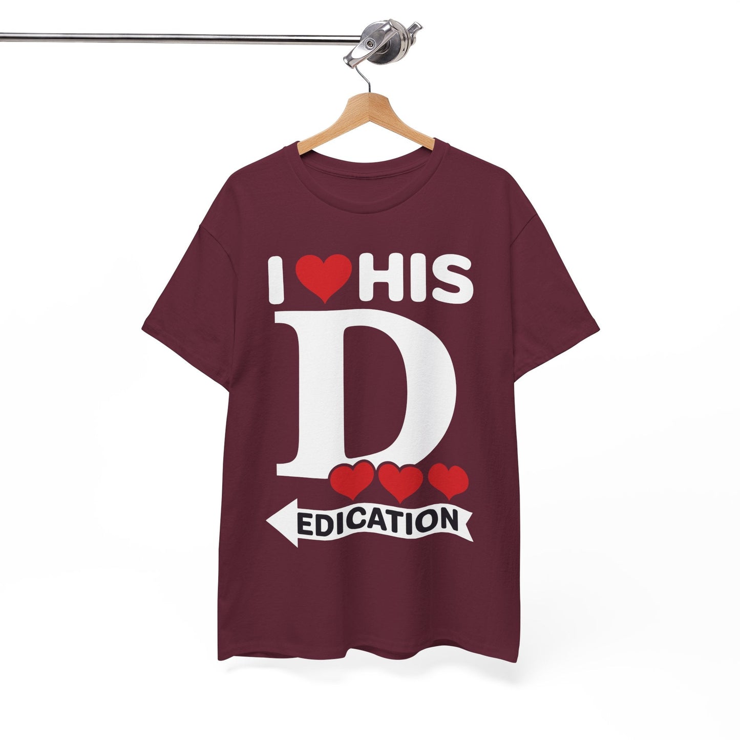 Funny Valentine's Day Couple Matching I Love His Dedication T-Shirt