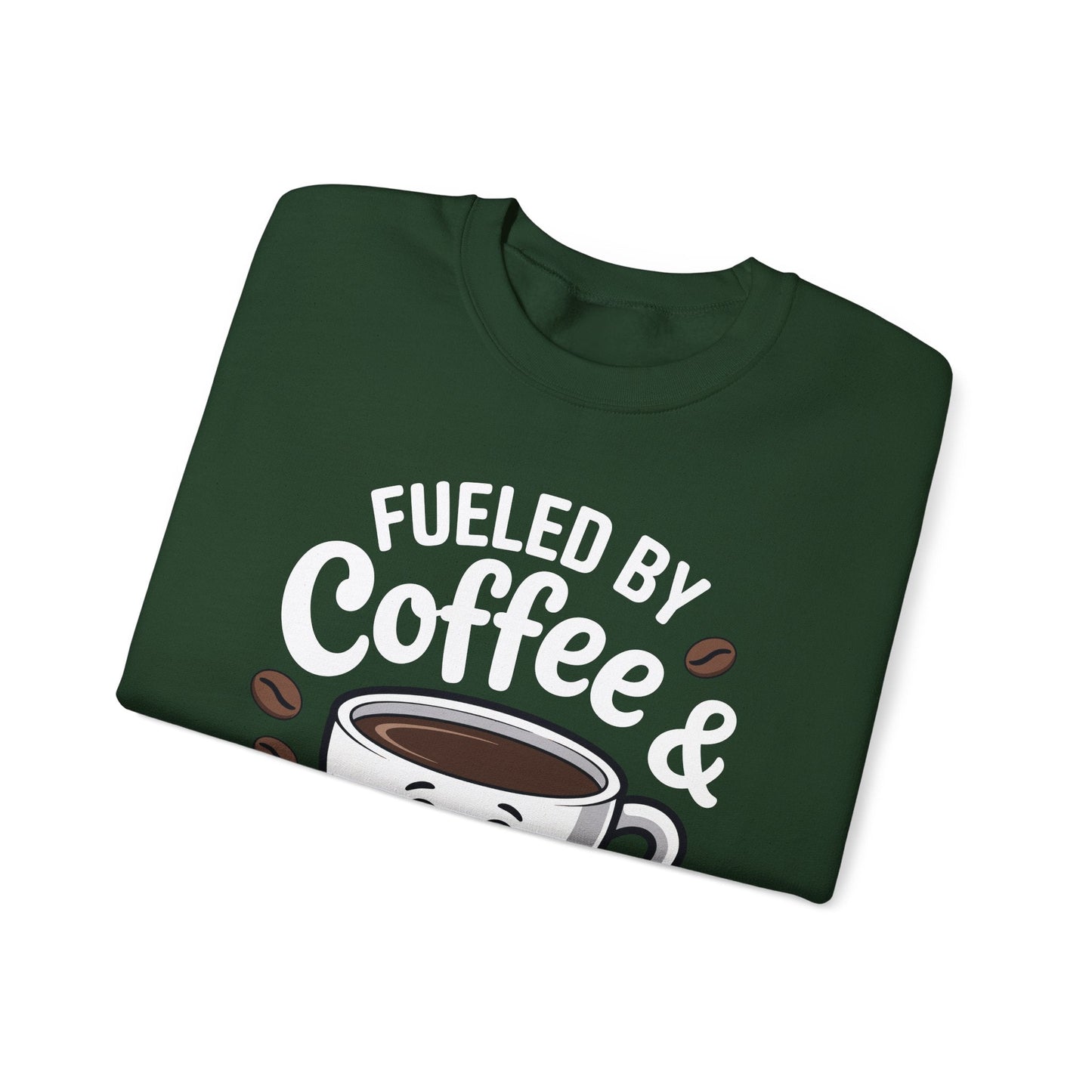 Funny Coffee Lover Fueled by Coffee And Kindness Sweatshirt