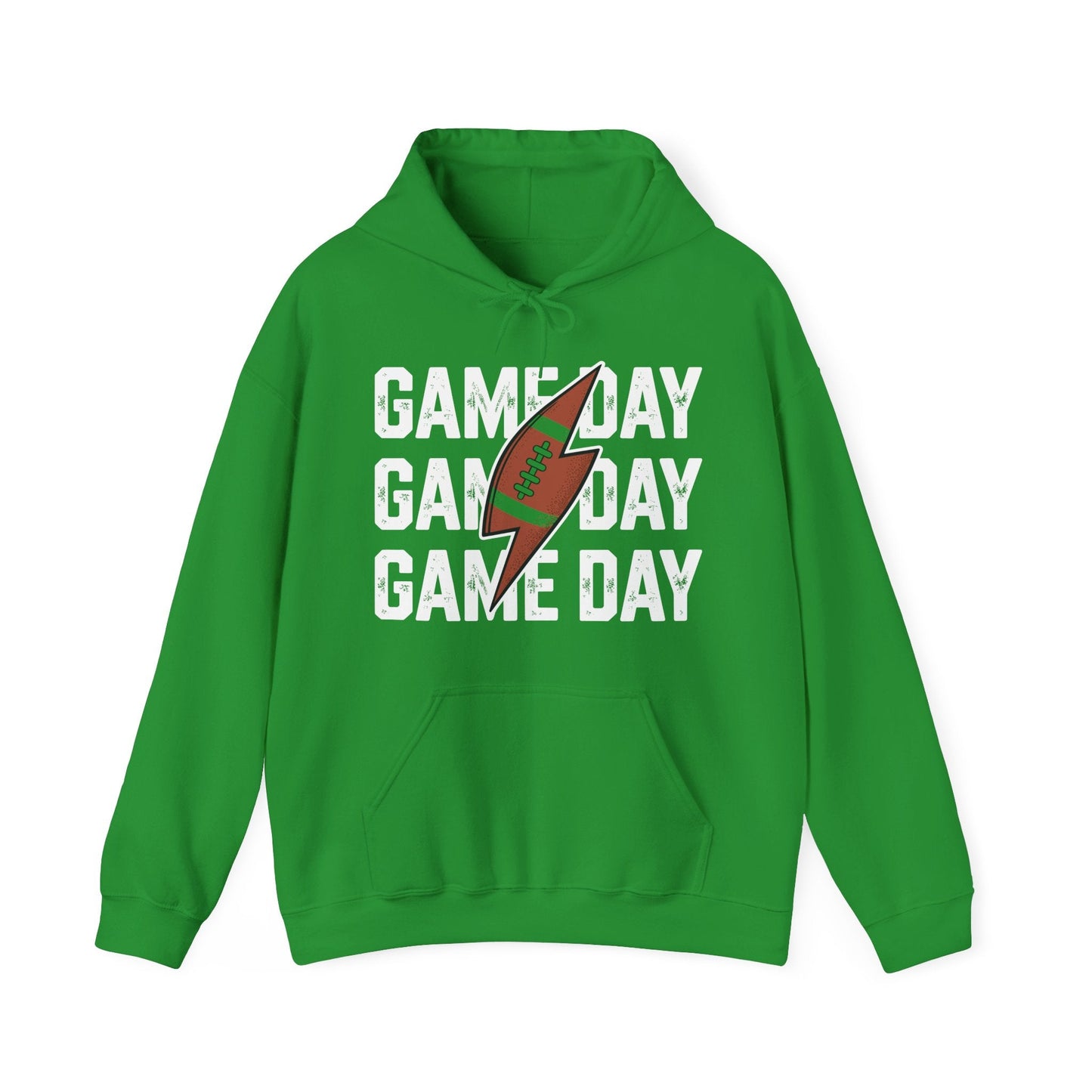 Vintage Game Day Football Lightning Bolt Funny Team Sport Hoodie