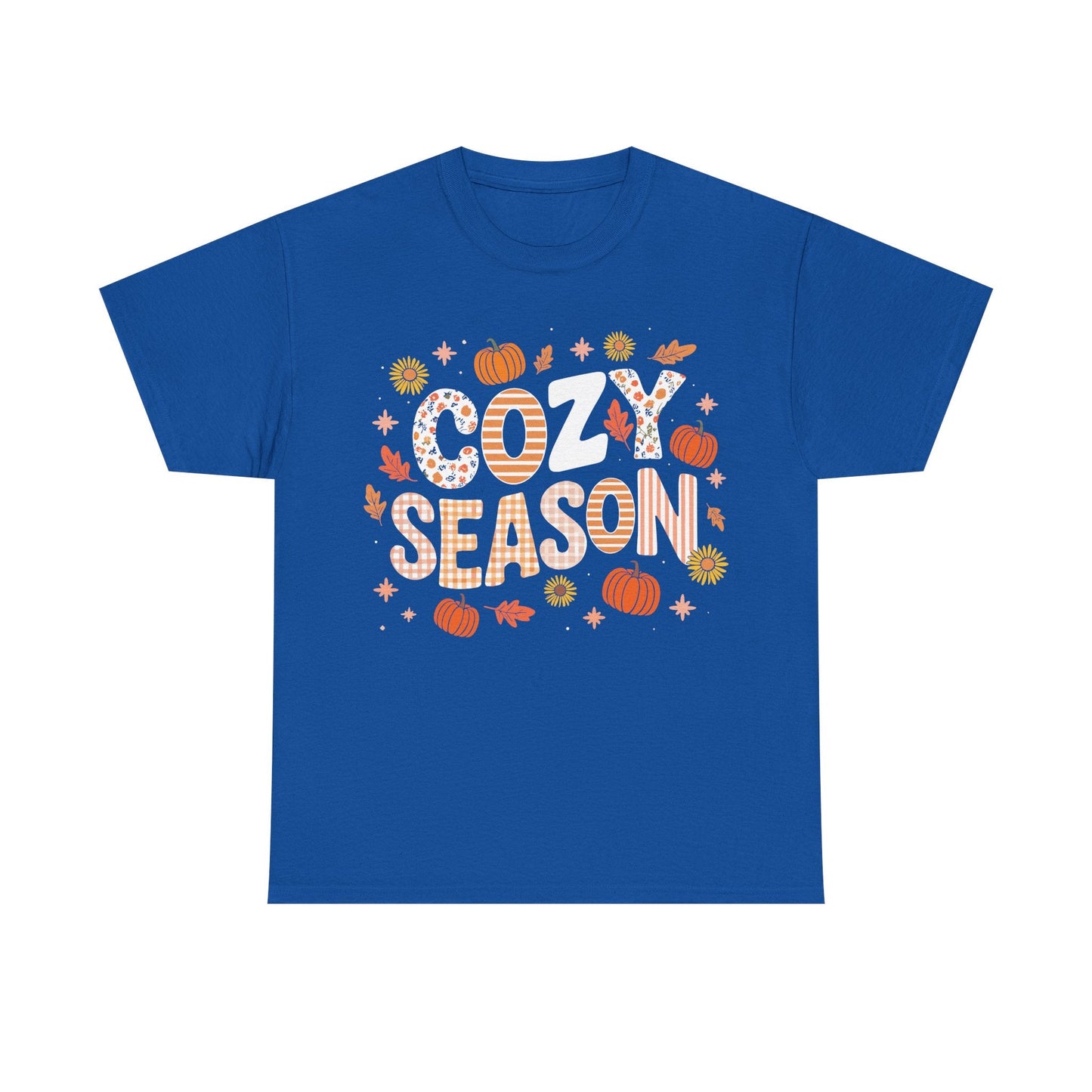 Cozy Season Autumn Fall Vibes Halloween Thanksgiving Pumpkin T-Shirt