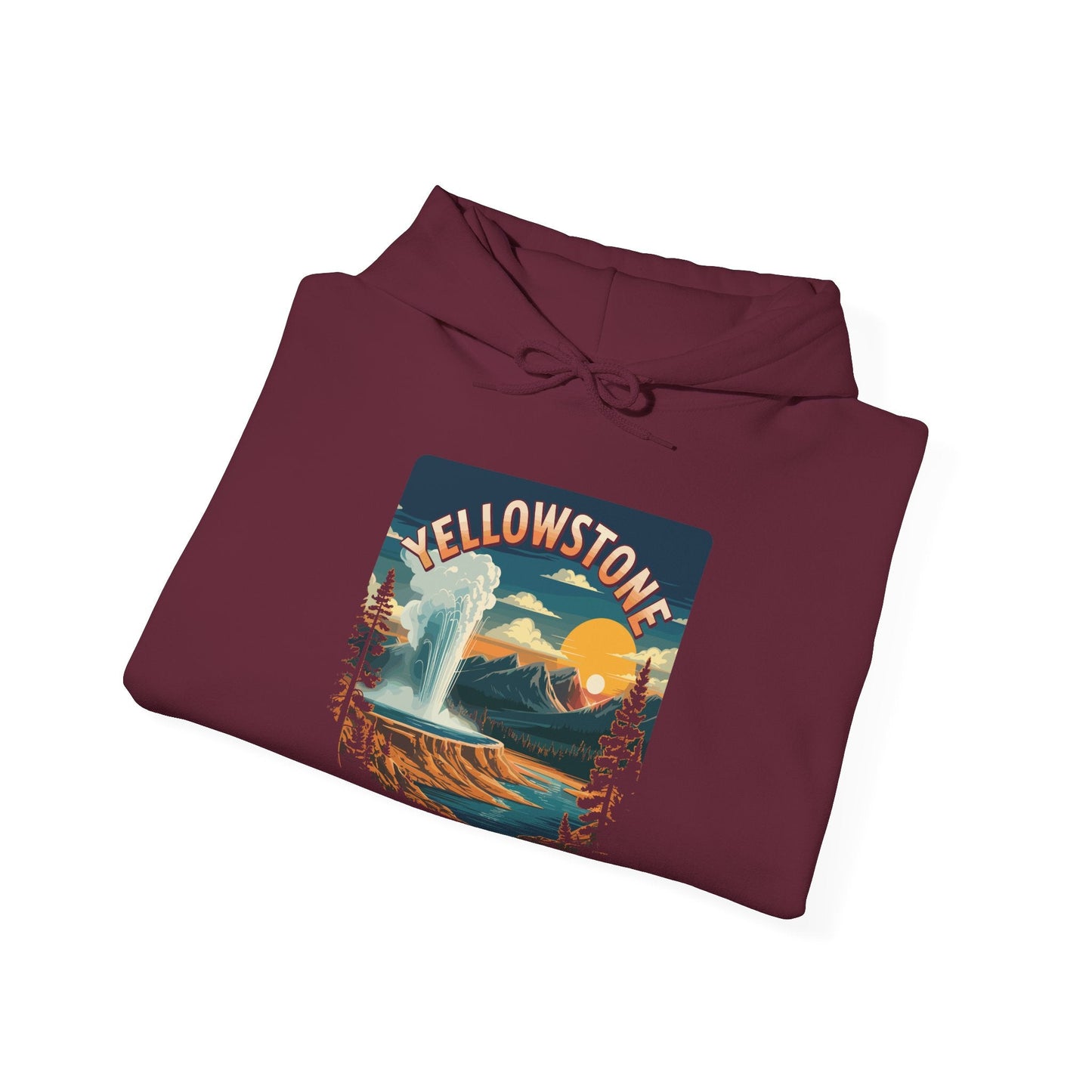Yellowstone Family Road Trip 2025 National Park Outdoor Hoodie