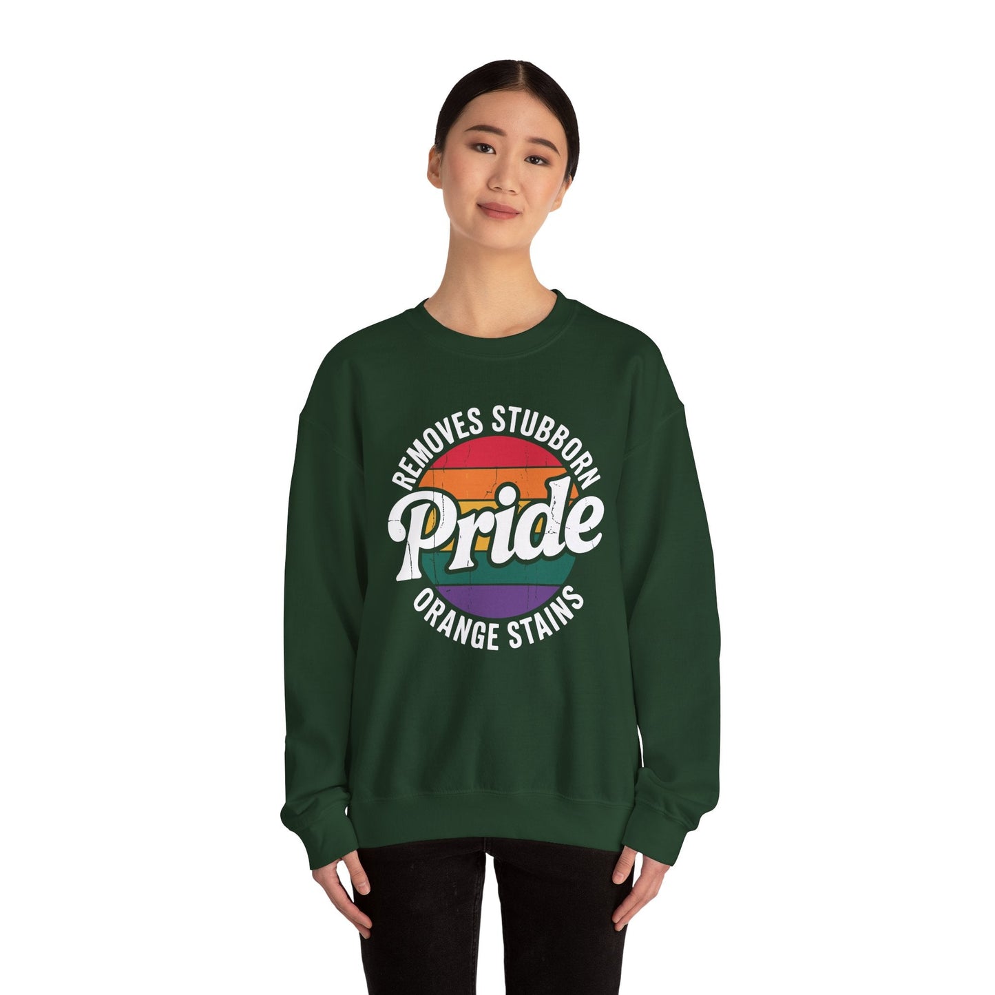 Resist Trump Remove Stubborn Orange Stains Pride Month LGBTQ Sweatshirt