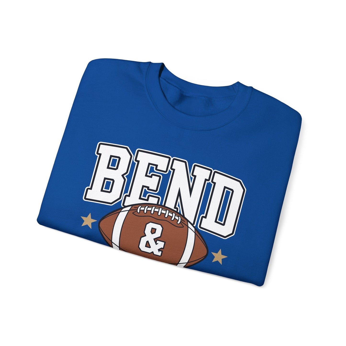 Funny Game Day Touchdown Season Cute Bend and Snap Football Sweatshirt