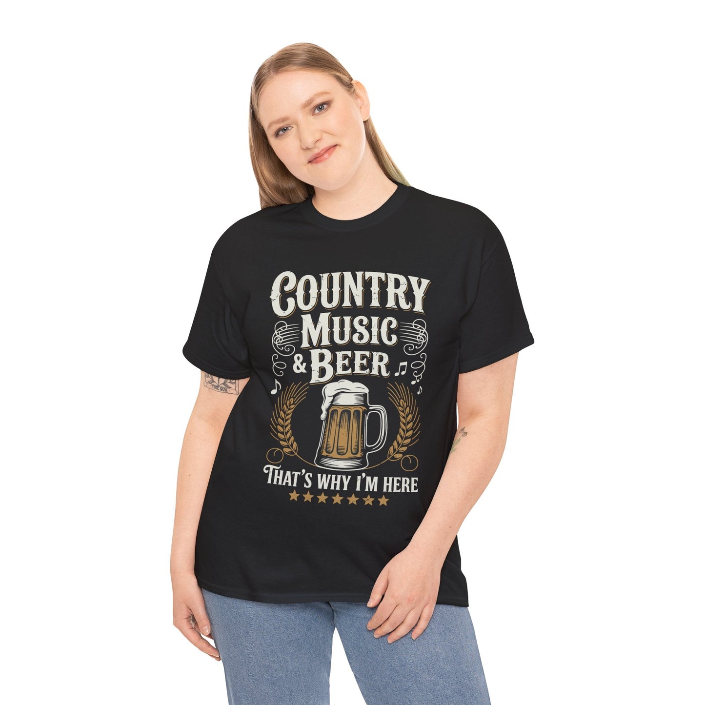 Vintage Country Music and Beer That's Why I'm Here Legends T-Shirt