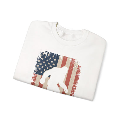 Bigfoot 4th of July Shirt American USA Flag Patriotic Sweatshirt