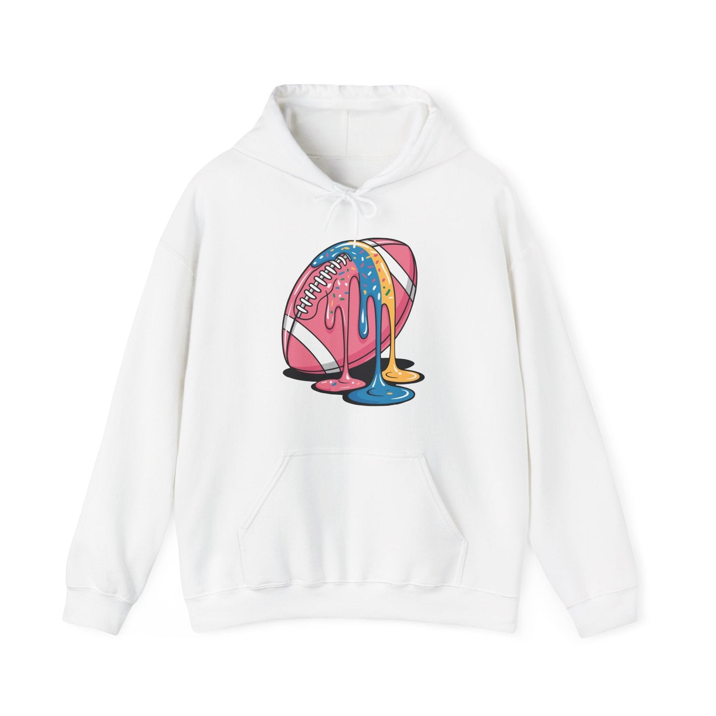 Football Drip For Lineman WR QB RB Ice Cream Sprinkles Hoodie