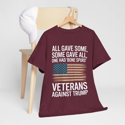 Veterans Against Trump Anti Trump Political Protest T-Shirt