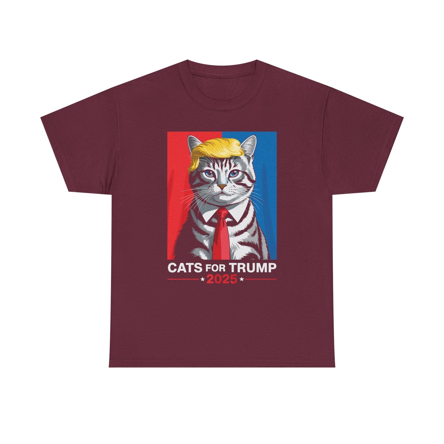 Cats For Trump 2025 Funny Tee For Vance Trump T-shirt