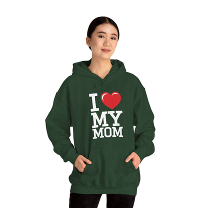 I Love My Mom Mothers Day from Daughter or Son Hoodie