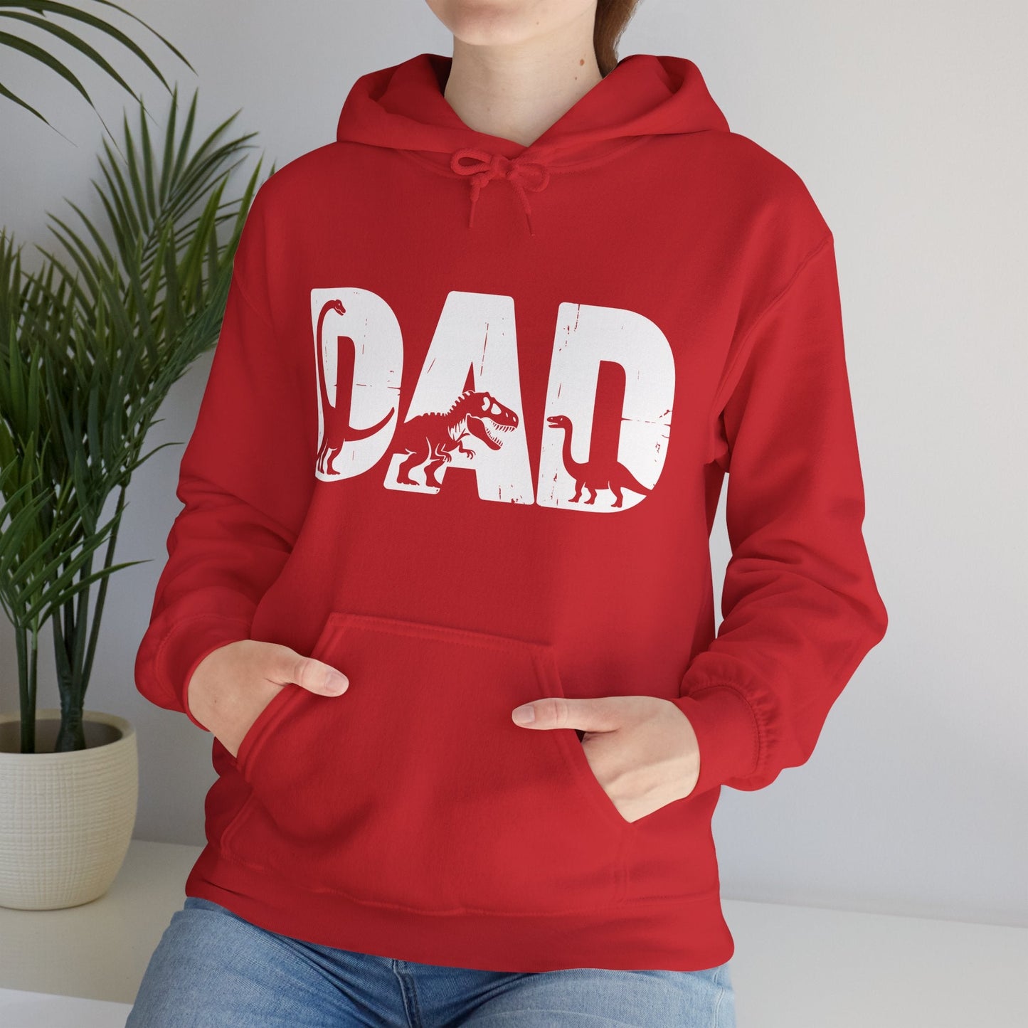 Dad Dinosaur Saurus Boys Girls Fathers Day Hoodie