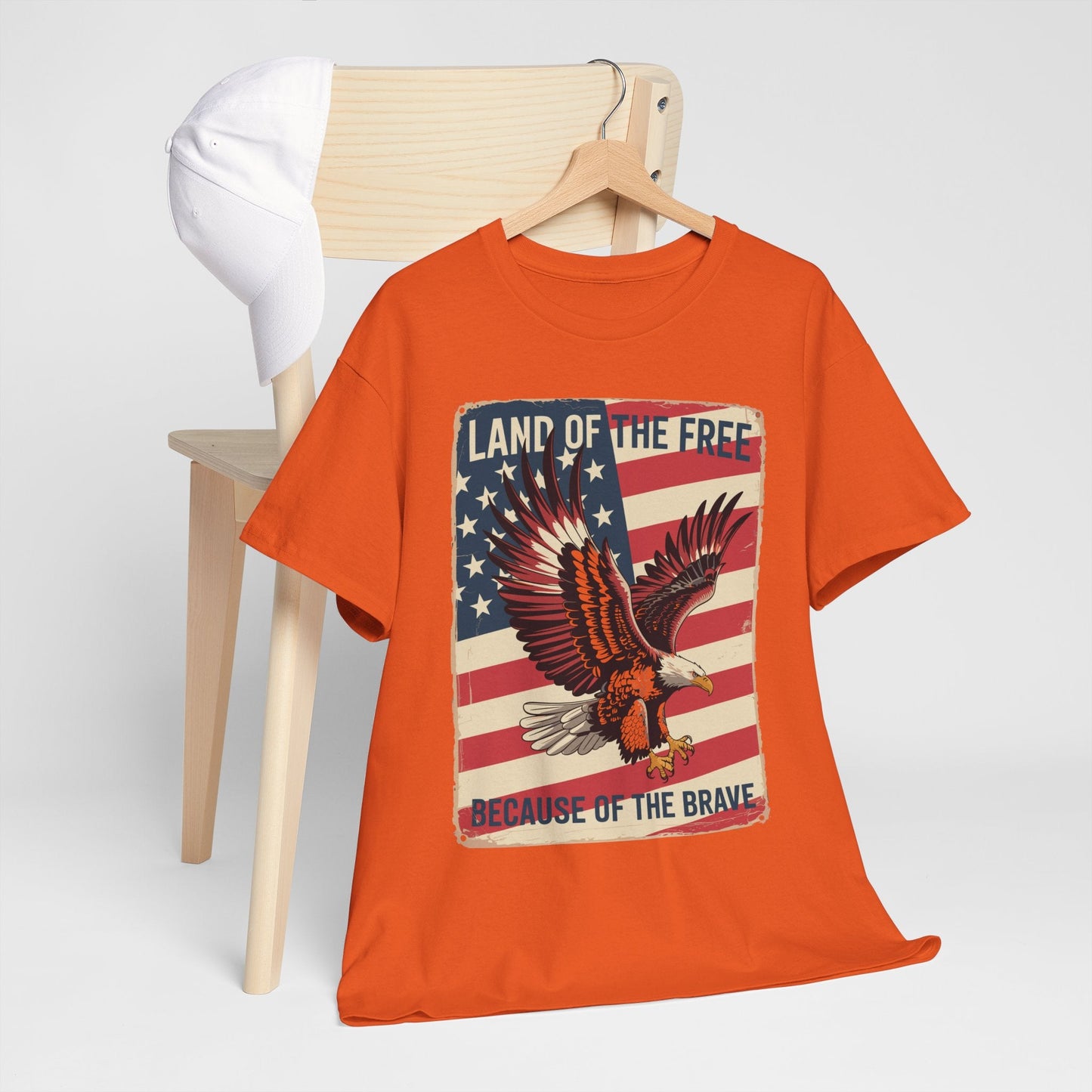 America Eagle Land of the Free Because of the Brave T-Shirt