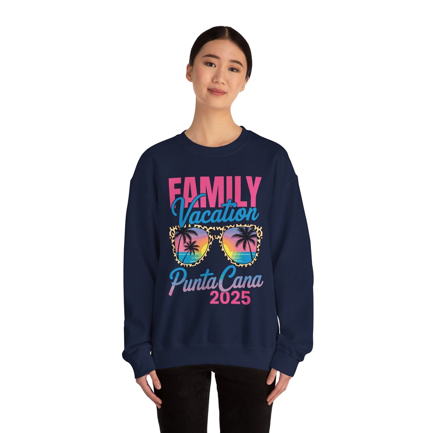Family Vacation Punta Cana 2025 Matching Holiday Summer Sweatshirt