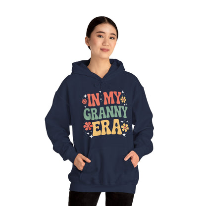 In My Granny Era Funny Sarcastic Groovy Retro Mothers Day Hoodie