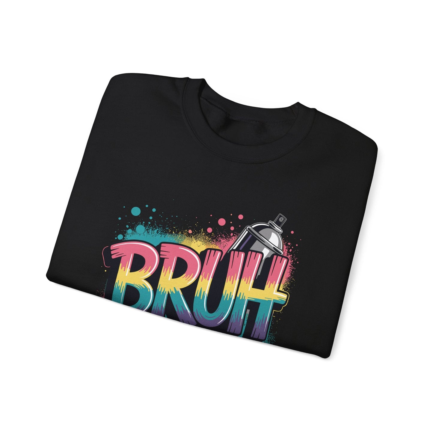 Bruh Graffiti Funny Saying Street Art Meme Men Boys Kids Sweatshirt
