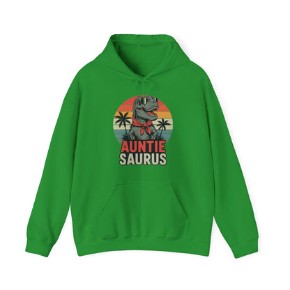 Auntiesaurus T Rex Dinosaur Auntie Saurus Family Matching Hoodie