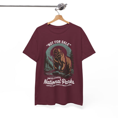 Not For Sale National Parks Support Our Parks & Public Lands T-shirt