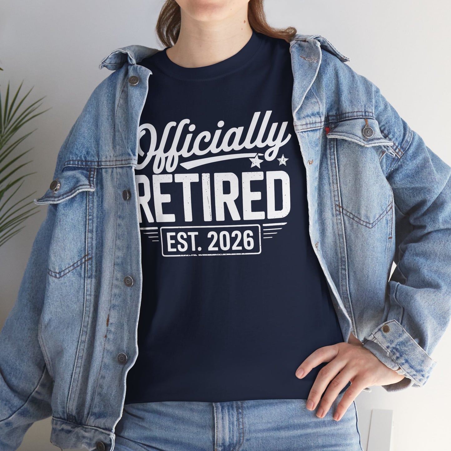 Funny Retirement 2026 Officially Retired Vintage Humor T-Shirt