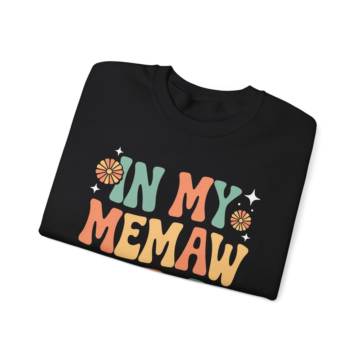 In My Memaw Era Funny Sarcastic Groovy Retro Mothers Day Sweatshirt