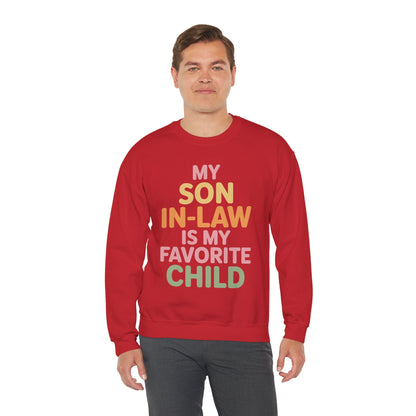 My Son In Law Is My Favorite Child Mothers Day Mother in Law Sweatshirt
