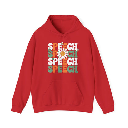 Speech Therapy Retro Speech Language Pathologist Therapist Hoodie