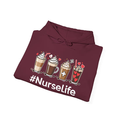 Nurse Life Funny Coffee Nurses Fuel Registered Nurse Medical Hoodie