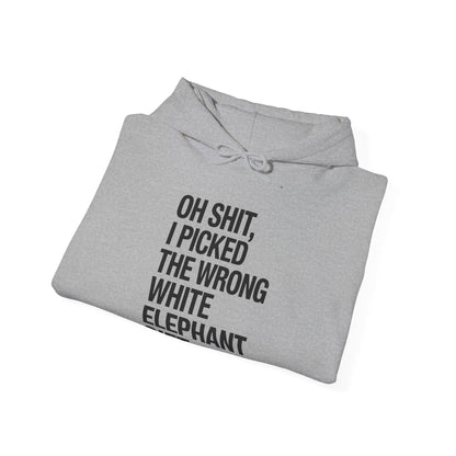 Oh Shit Funny White Elephant Gifts for Adults Under 15 20 Hoodie