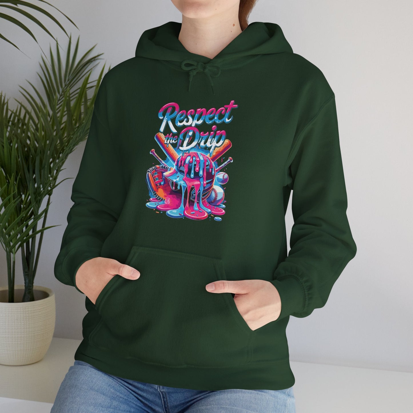 Baseball Drip For Boys Ice Cream Respect The Drip Baseball Hoodie