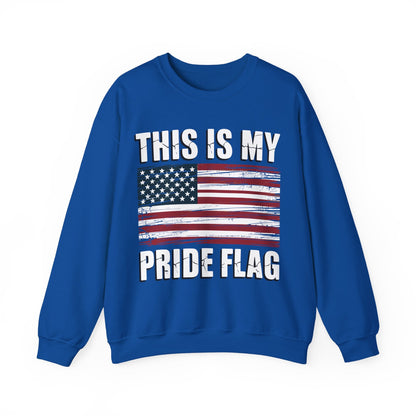 This Is My Pride Flag USA American 4th of July Patriotic Sweatshirt