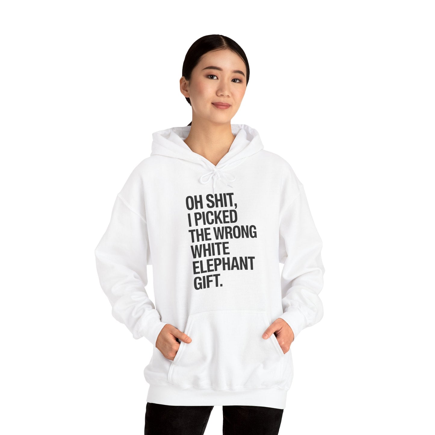 Oh Shit Funny White Elephant Gifts for Adults Under 15 20 Hoodie