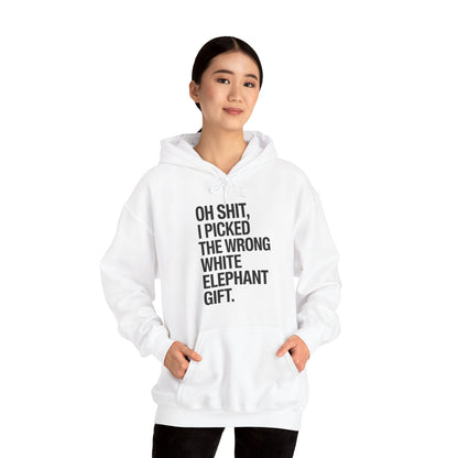 Oh Shit Funny White Elephant Gifts for Adults Under 15 20 Hoodie