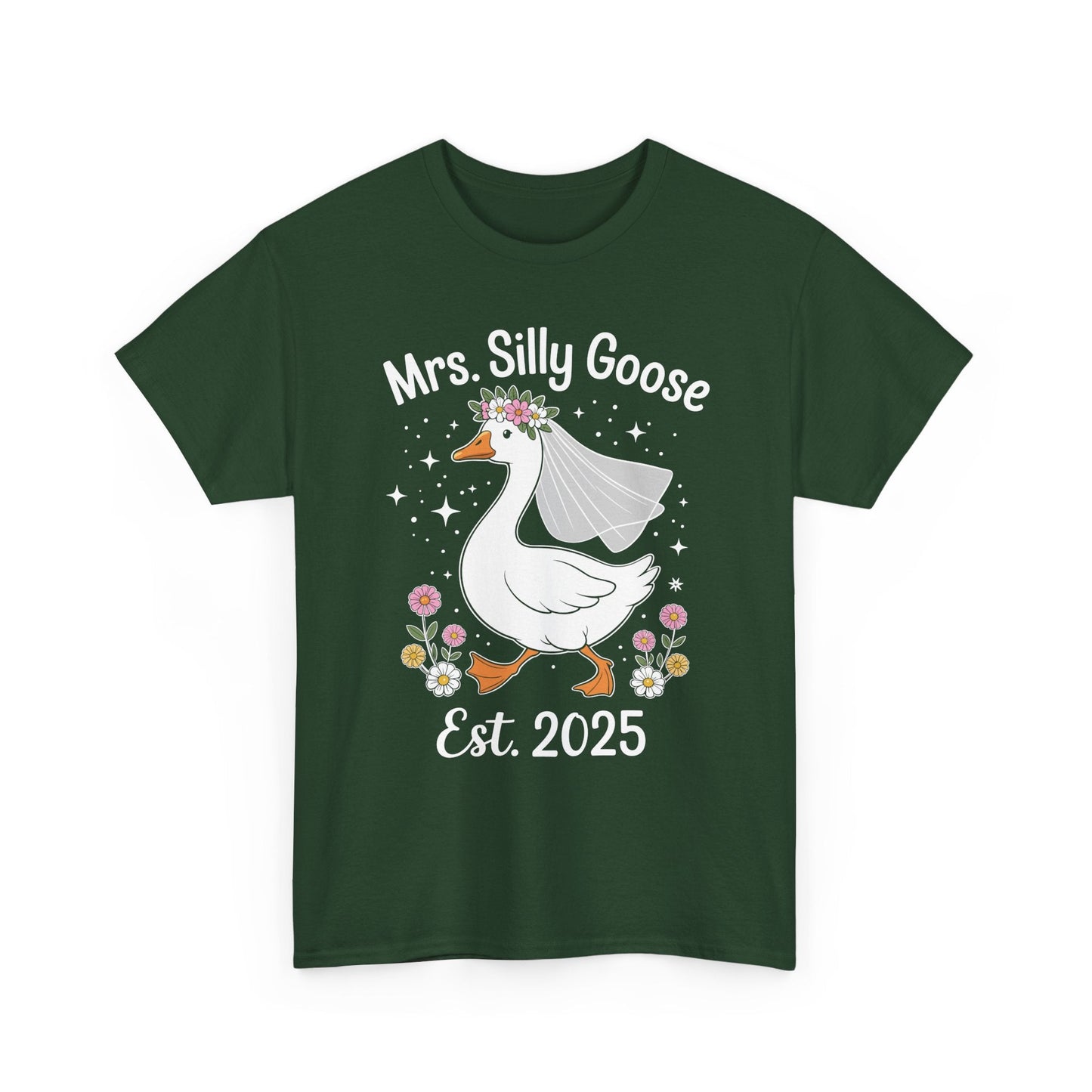 Mrs. Silly Goose Couple Matching Wedding Funny Bride to Be T-Shirt