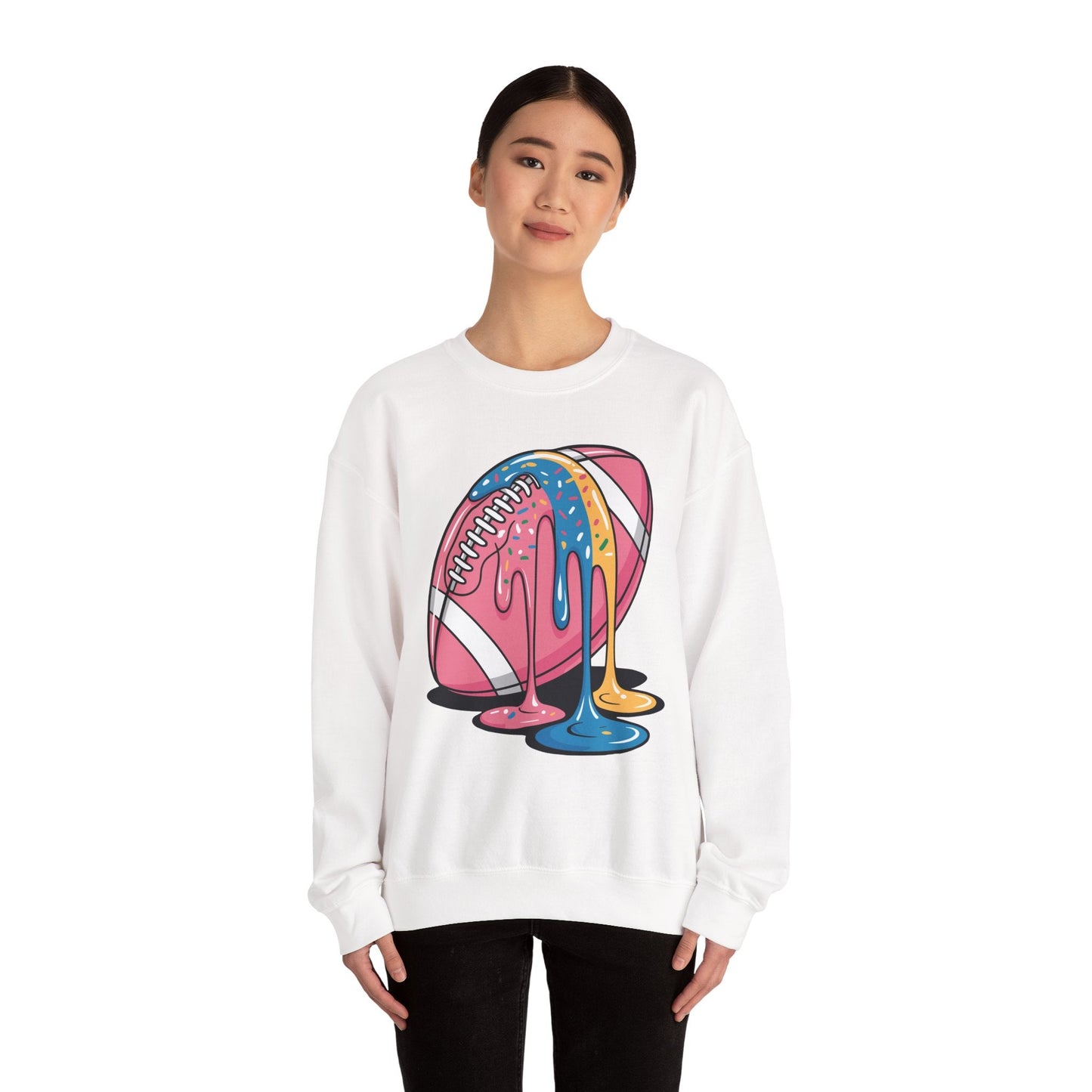 Football Drip For Lineman WR QB RB Ice Cream Sprinkles Sweatshirt
