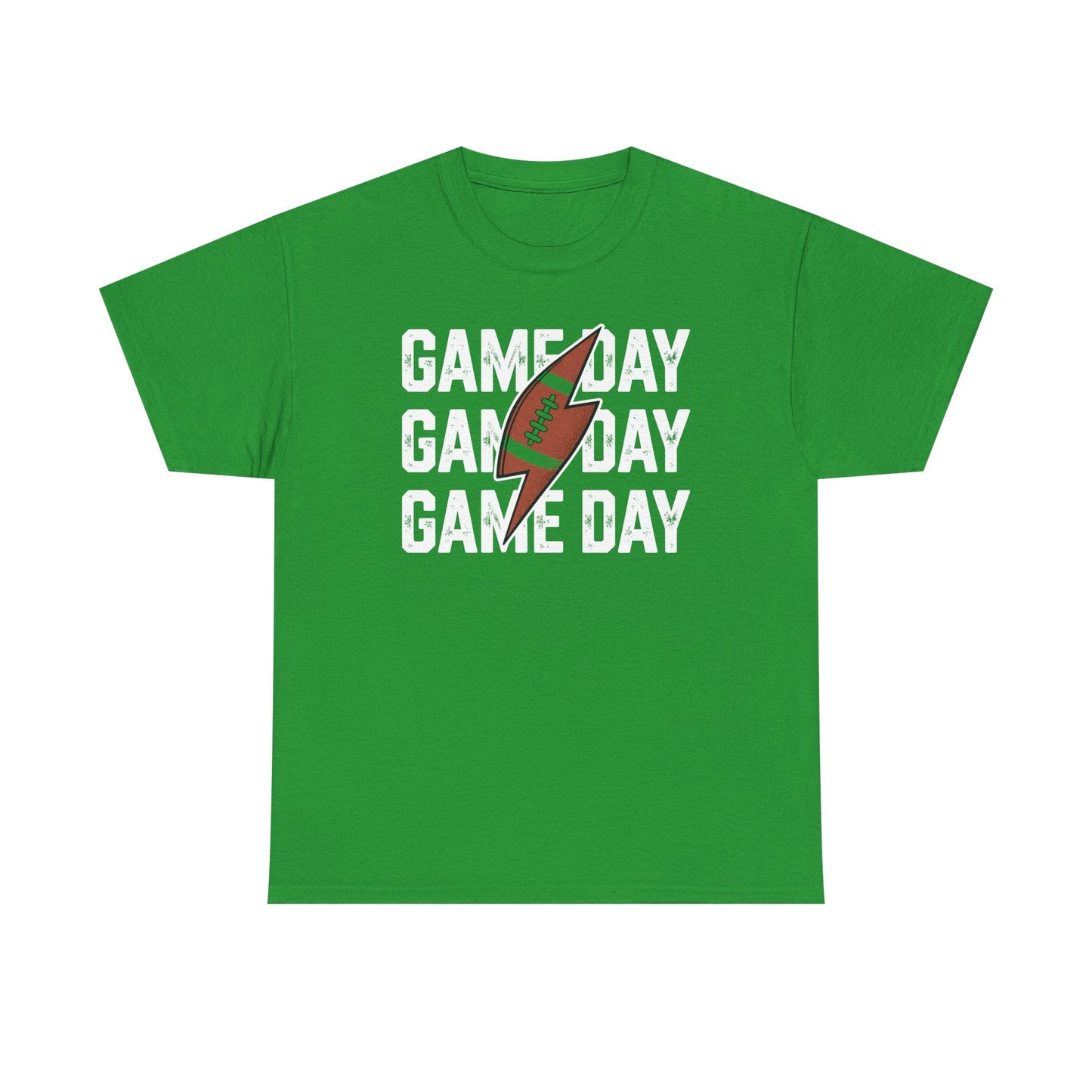 Vintage Game Day Football Lightning Bolt Funny Team Sport T-Shirt