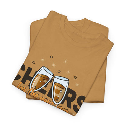 Happy New Year Cheers T-Shirt Festive New Year’s Eve Party Tee for Men and Women