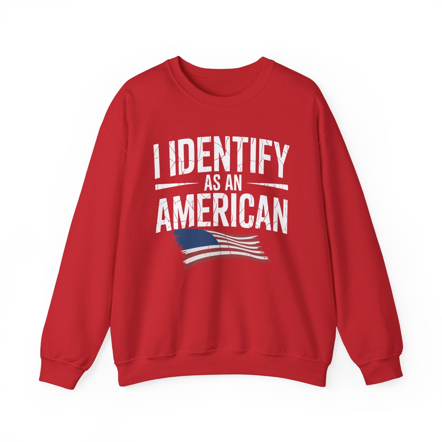 I Identify as an American No Identity Politics USA Sweatshirt