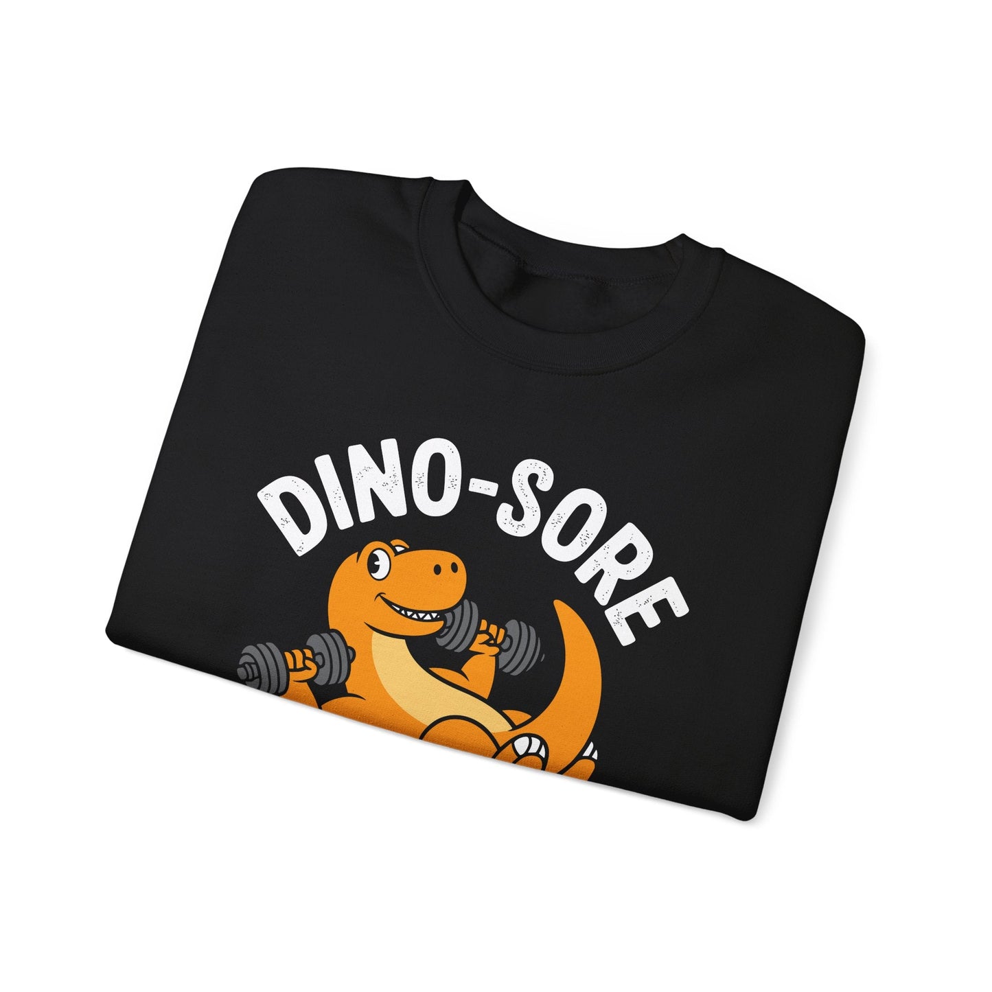 Gym Workout Dino Sore Exercise Fitness Boys Women Men Sweatshirt