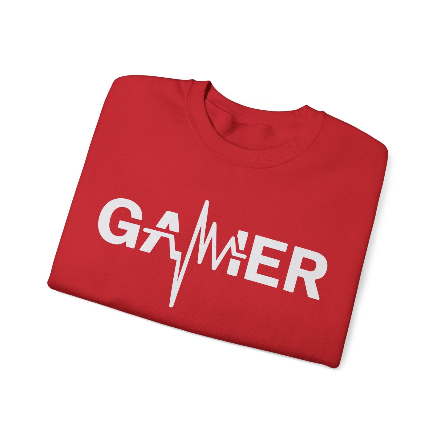 Gamer Heartbeat Video Games Graphic Sweatshirt