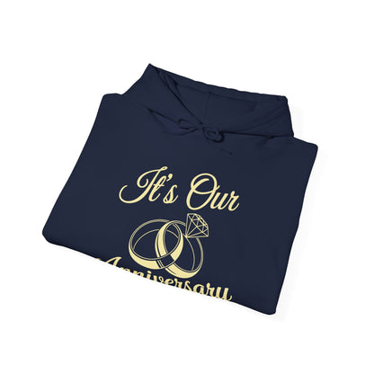It's Our Anniversary Shirts for Married Couples Husband Wife Hoodie