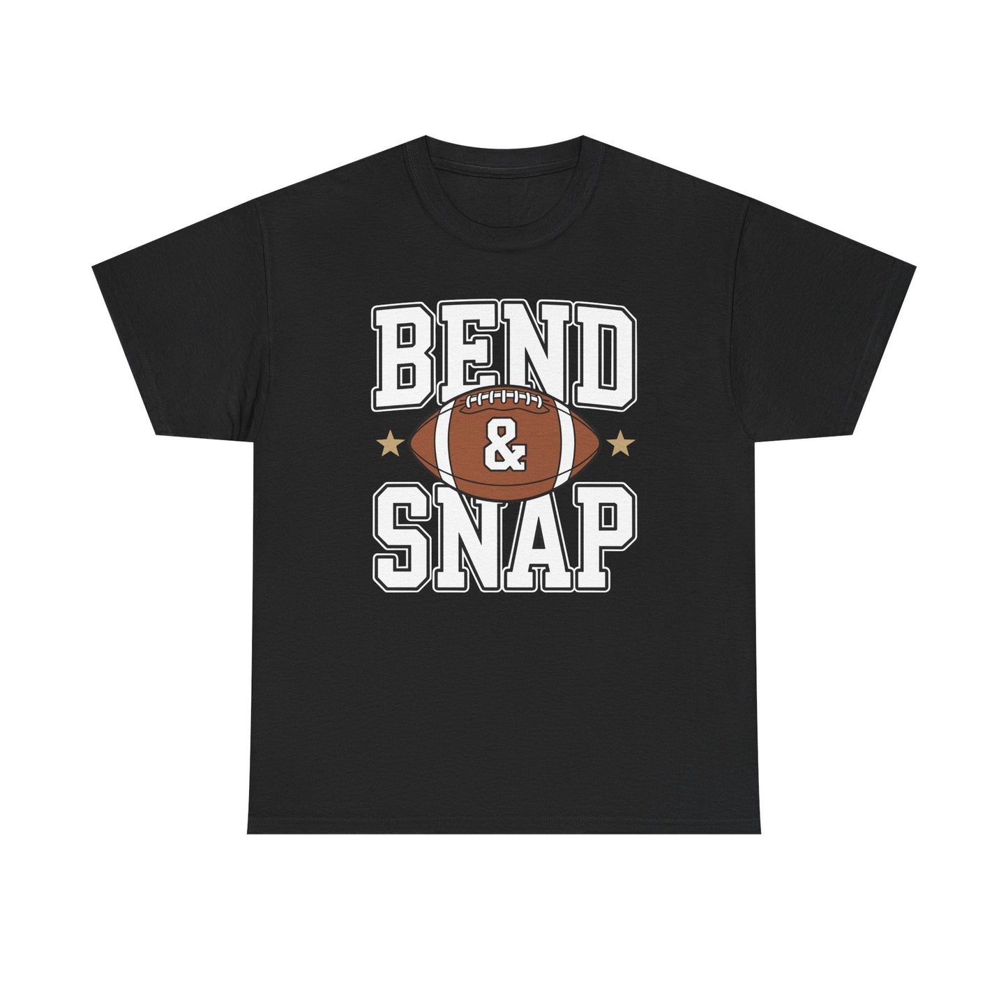 Funny Game Day Touchdown Season Cute Bend and Snap Football T-Shirt