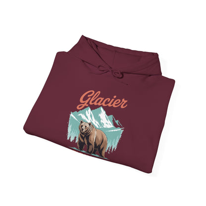 Glacier National Park retro Hoodie