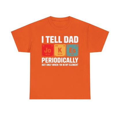 I Tell Dad Jokes Periodically Element Vintage Father's Day T-Shirt