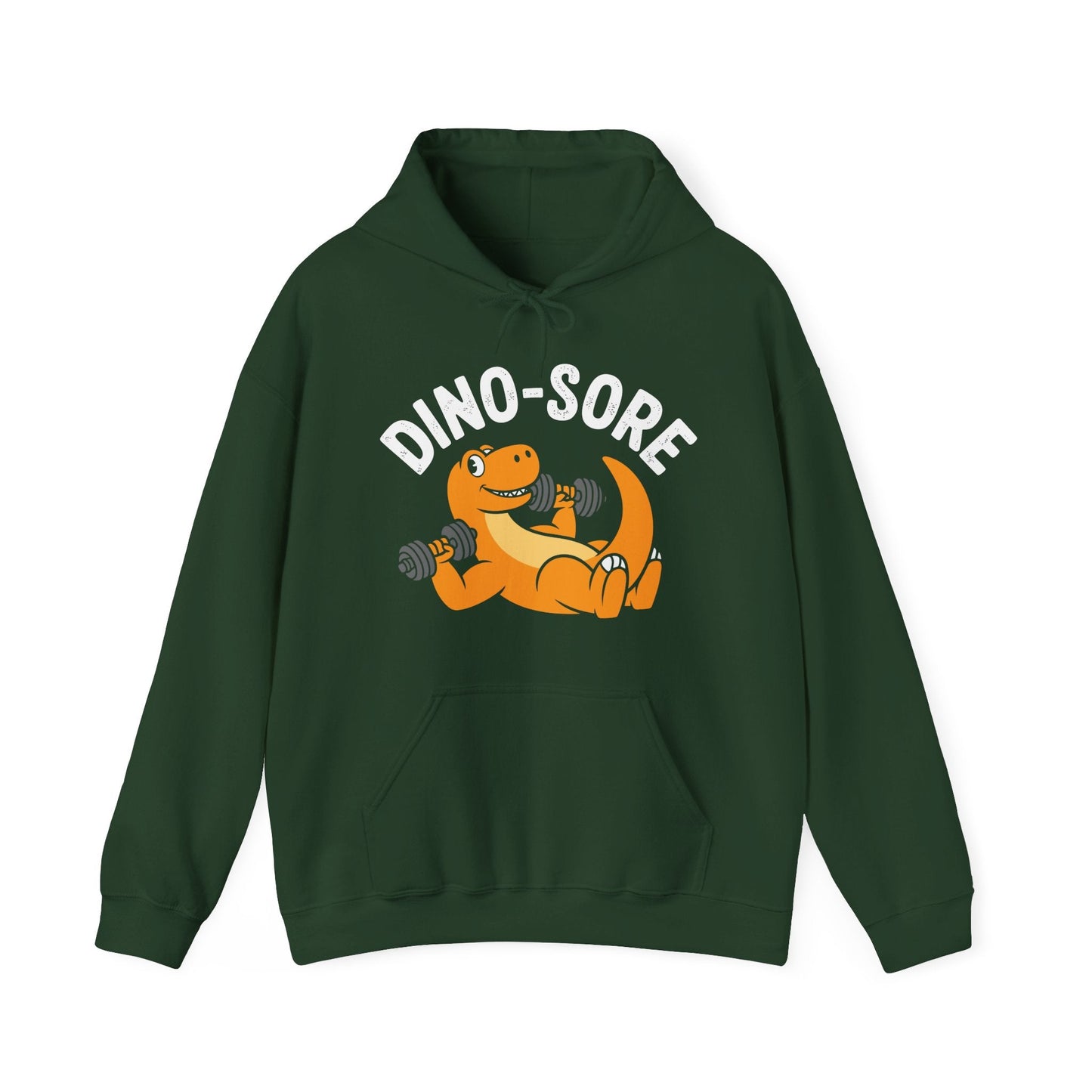 Gym Workout Dino Sore Exercise Fitness Boys Women Men Hoodie