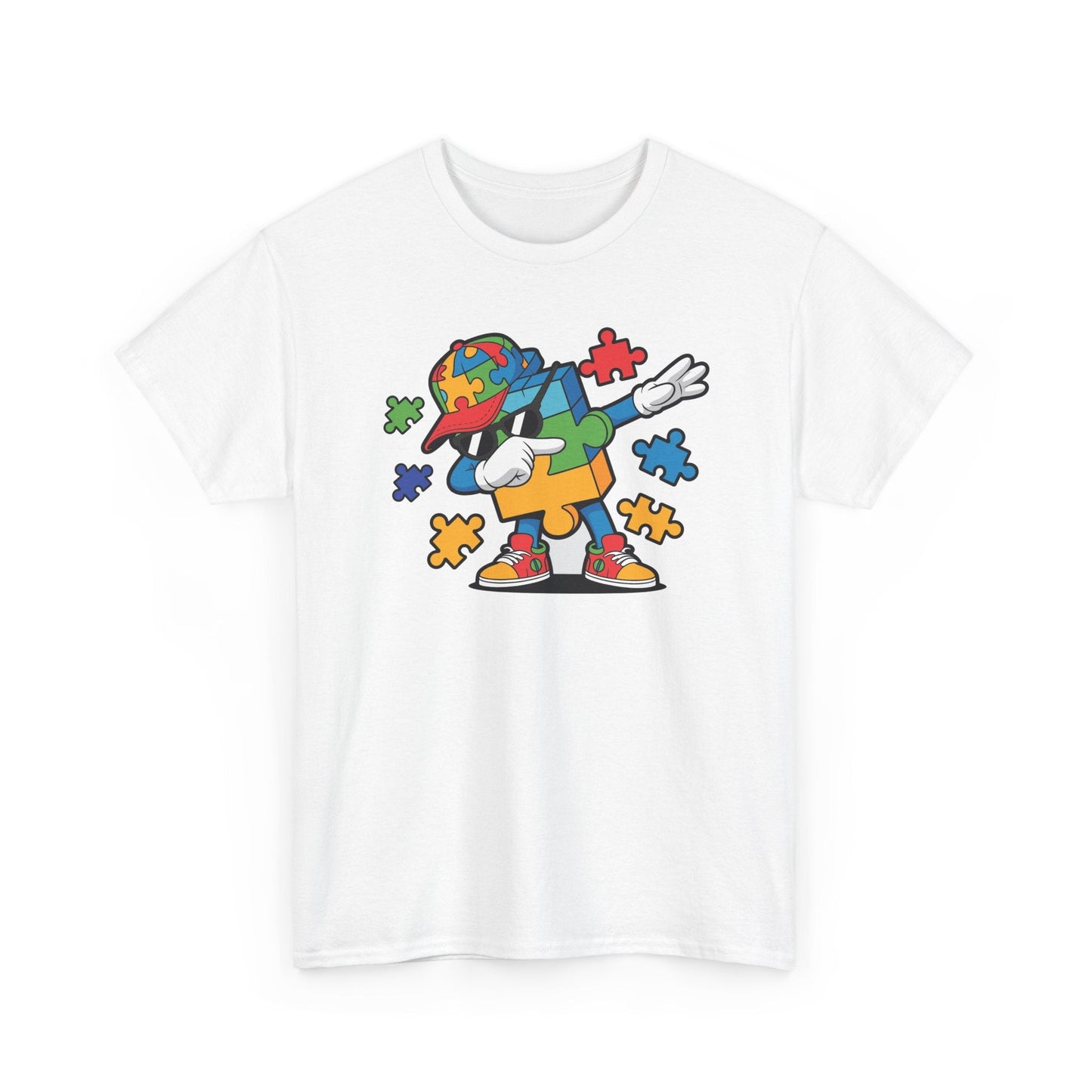 Dabbing Puzzle Autism Awareness T-Shirt